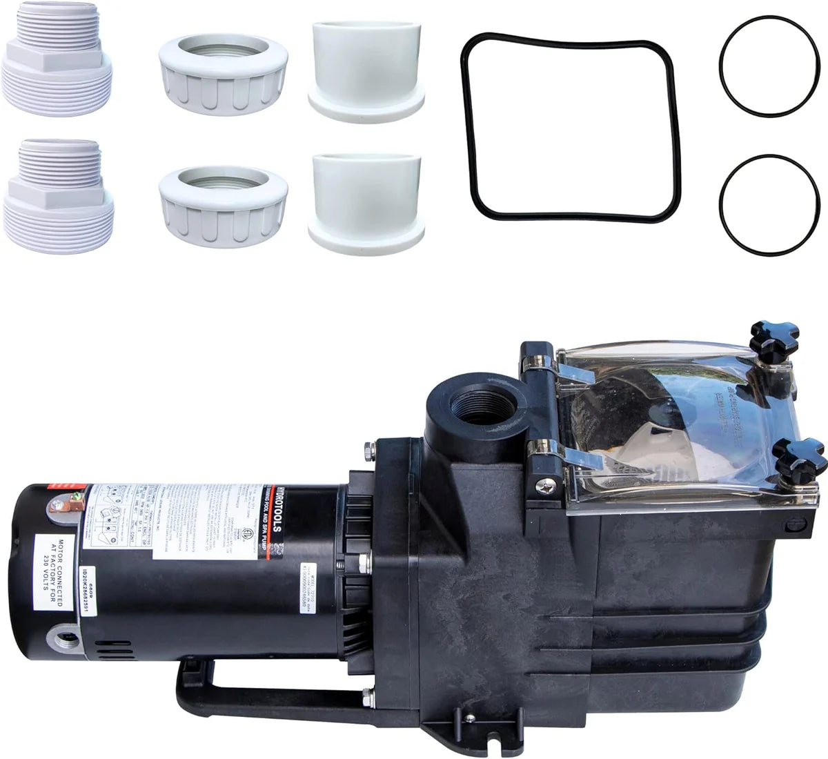 Hydro Super-Flo 1.5HP 6660 GPH In Ground Pool Pump, Vertical Discharge