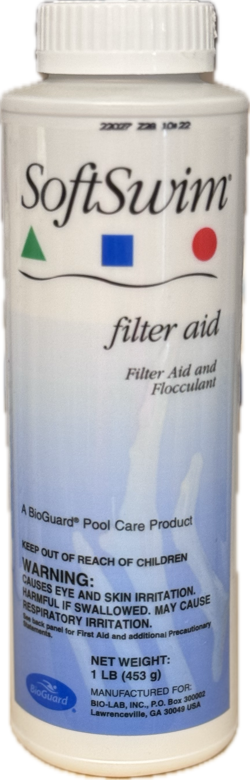 SOFTSWIM FILTER AID-22854BIO : 1 LB