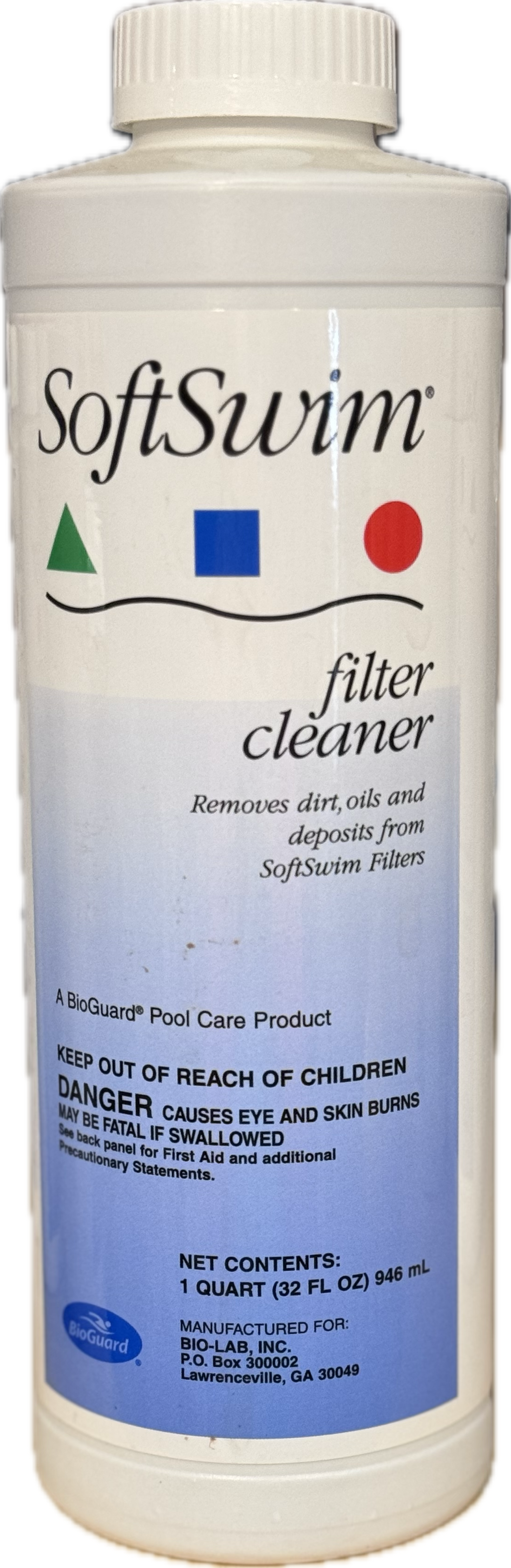 SOFTSWIM FILTER CLEANER-22859BIO : 1 QT