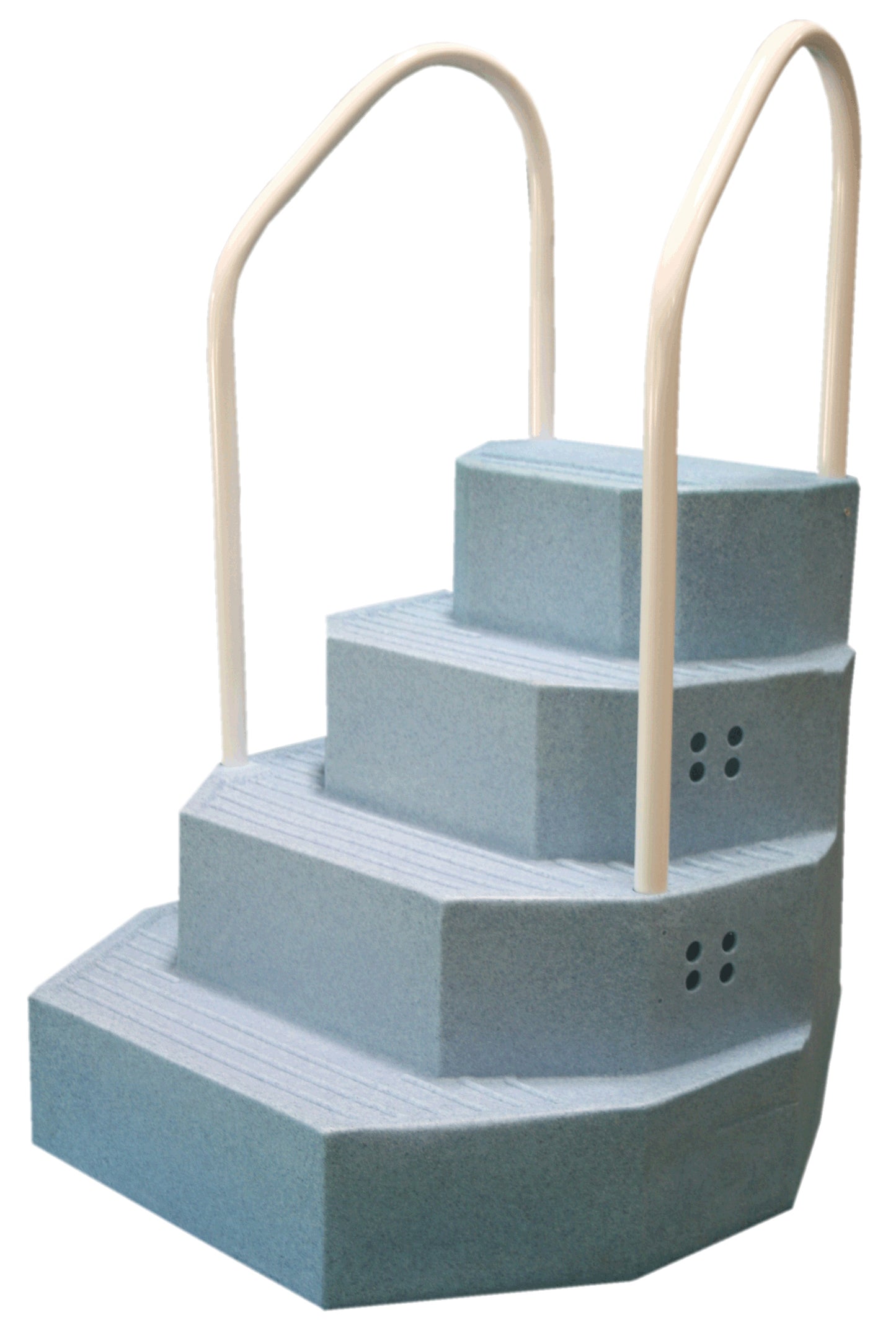 KING STEP BLUE GRANITE-30127 : 42.5” x 40” double hand rail