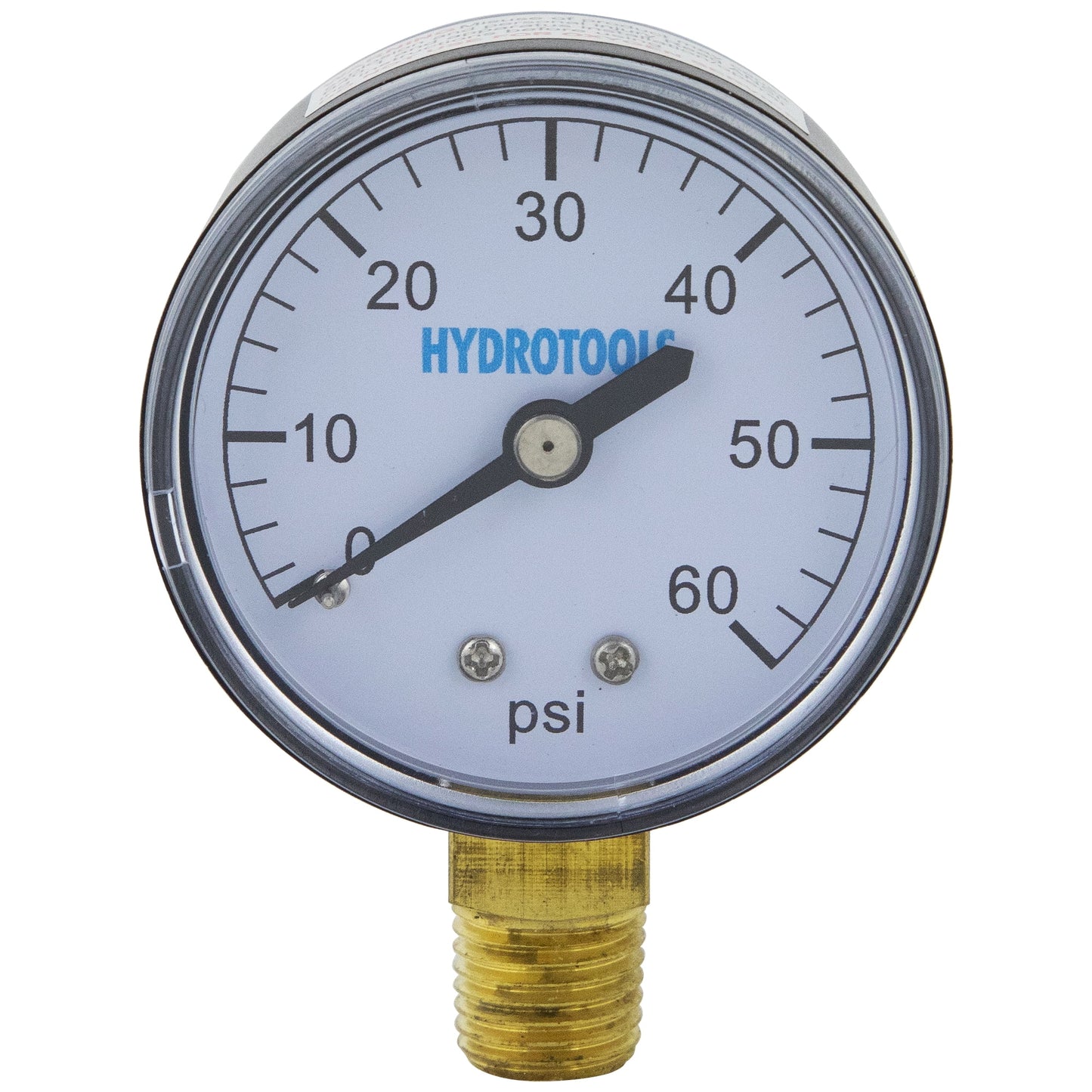 Pressure Gauge 60 PSI Bottom Mount