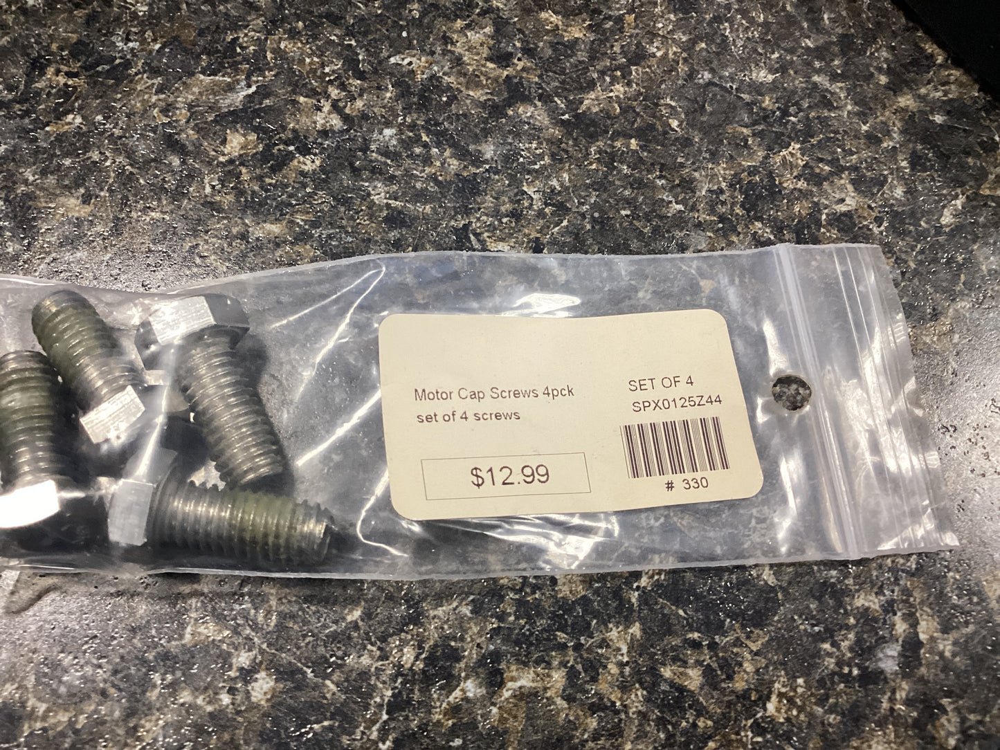 Motor Cap Screws 4pck-SPX0125Z44 : SET OF 4