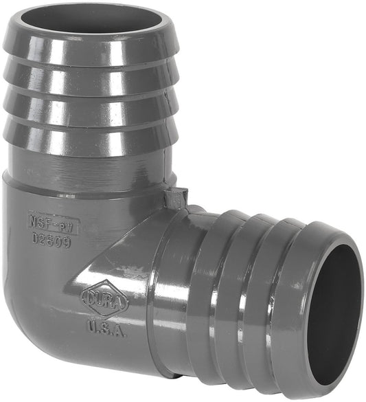 BARBED/THREADED ELBOW  HOSE ADAPTER 1.5”