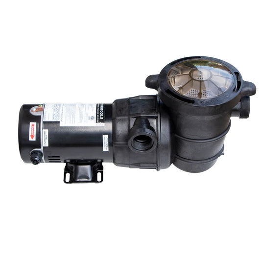 Hydro-Flo 1 HP Pump, Single Speed Horizontal Discharge- Above Ground
