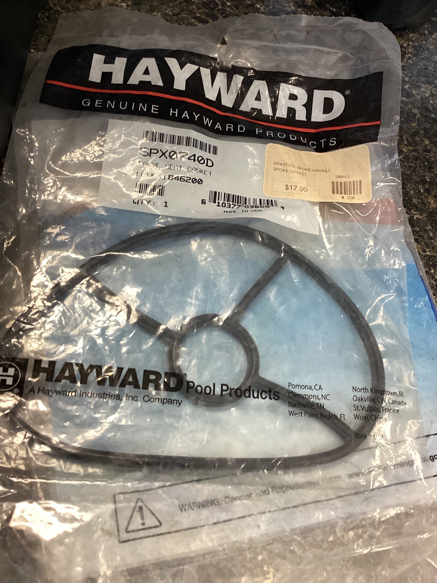 SPX0740D SPOKE GASKET-SMALL