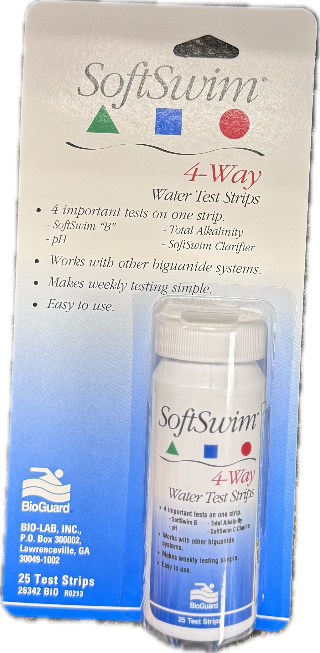 SOFTSWIM 4-WAY TEST STRIP-26342BIO : 25