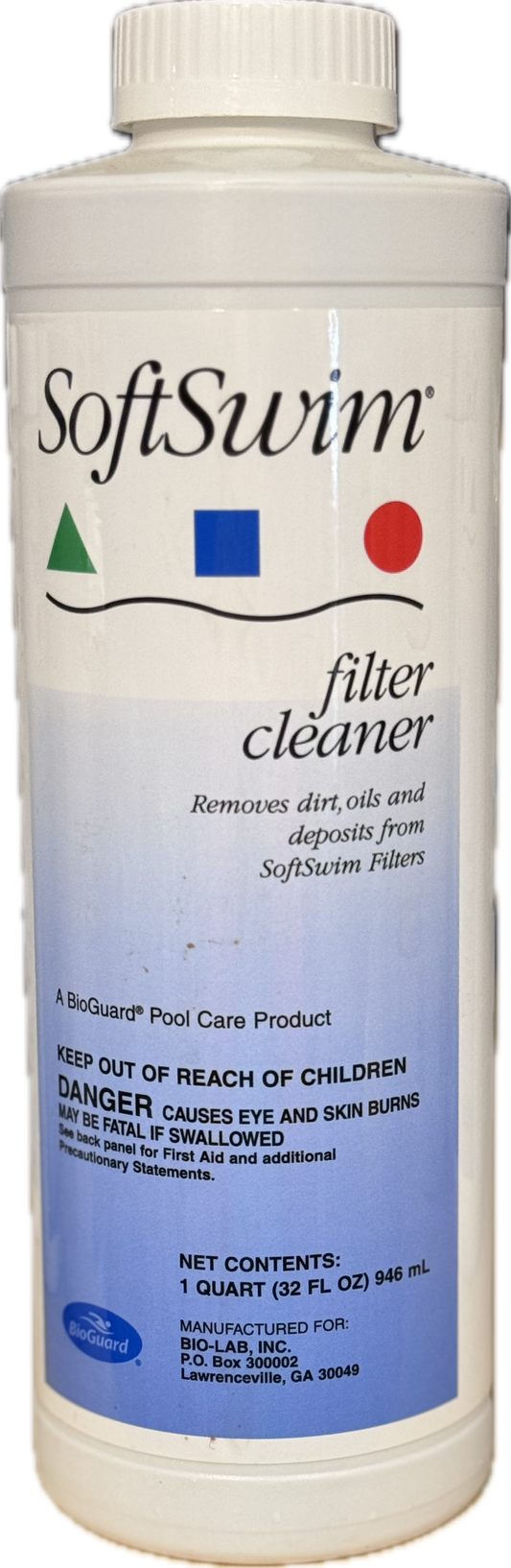 SOFTSWIM FILTER CLEANER-22859BIO : 1 QT
