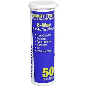 Poolmaster Smart Test 6-Way Test Strips 50count