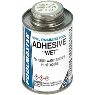 Poolmaster vinyl swimming pool Adhesive “Wet” 4 oz