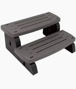 Waterway Spa Step - Charcoal Step/Black Riser